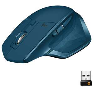 Logitech MX Master 2S kabellose Maus (Bluetooth, 4.000 DPI, für Mac & Windows) midnight teal