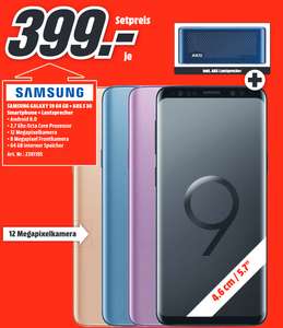 [lokal: Media Markt Stralsund] Samsung Galaxy S9 64GB + AKG S 30 Bluetooth Lautsprecher