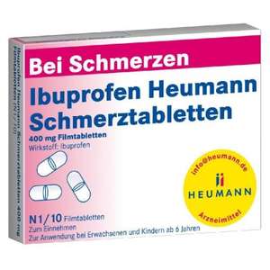 2x Ibuprofen 400 mg, 50 Stück für 3,97€ inkl. VSK