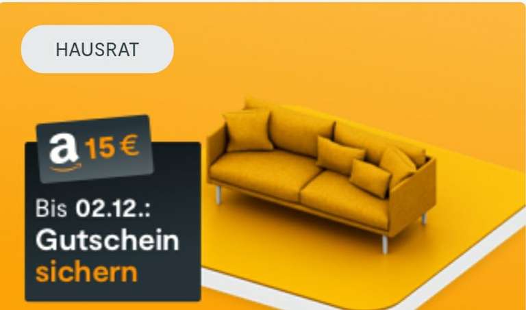 HUK24 Hausratversicherung abschließen und 15€ Amazon-Gutschein erhalten