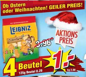 [Regional WIGLO Wunderland ab 11.11] 4 x 125g Leibniz Osterfarm Kekse für 1,-€ (entspricht 0,25€ je Tüte)