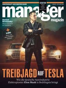 Manager Magazin Abo (6 Ausgaben) für 54 € mit einem 55 € BestChoice-Universalgutschein
