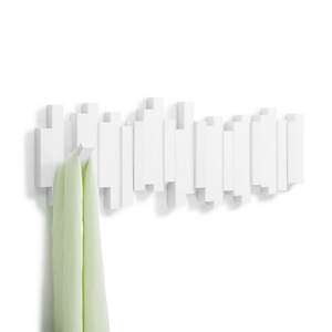 Wand Garderobe "Sticks Multi Hook" 5 Haken (weiß oder braun) für 14,94€ inkl. Versand bei yomonda: Black deal