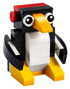 Gratis Lego Mini Modell Bautag - Pinguin