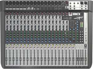 Soundcraft Signature 22MTK: Mischpult (22-Kanal, 16 Mono-Inputs, 4 Stereo-Inputs, 4 Band EQ, 8 Mic Kanäle)