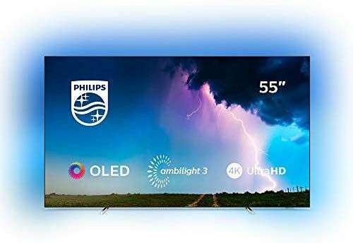Philips Ambilight 55OLED754/12 139 cm (55 Zoll) OLED Smart TV (4K UHD, Dolby Vision, Dolby Atmos, HDR 10+, Saphi Smart TV)