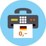 Fax-Flatrate für 0,33 €/ Monat (Privatkunden)