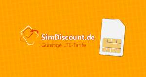 SimDiscount Tarif 10 GB LTE, Allnet- & SMS-Flat für 9,99€ / Monat (monatlich kündbar)