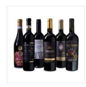 Wein Probierpaket Italia mit 6 verschiedenen Rotweinen für nur 49,99 Euro inkl. Versand