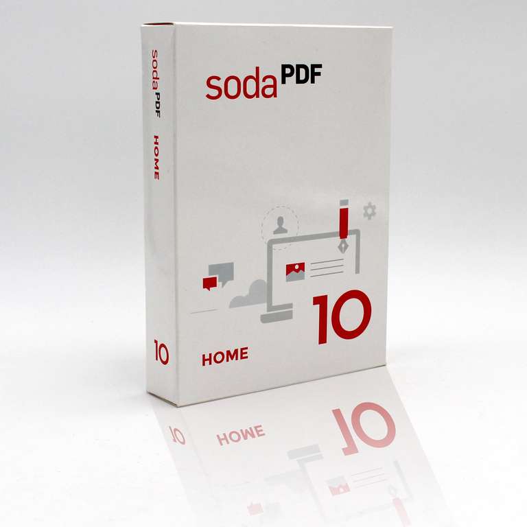 soda PDF 10 Home Editor: zeitlich unbegrenzte Vollversion (0,00€ statt 40,00€)