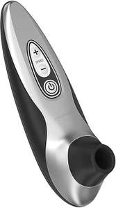 [womanizer.com] Womanizer Pro40 Black Edition Auflege-Vibrator für Sie, wasserdichtes Intim Stimulationsgerät, starker Klitoris-Sauger