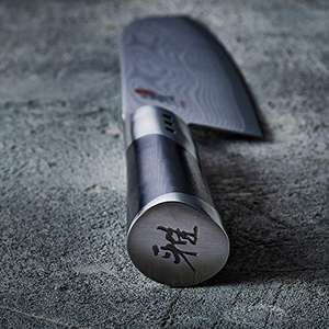 [Amazon] Zwilling MIYABI 7000D Santoku Messer mit 18 cm Klinge, CMV60 Stahl, Damast Design (65 Lagen), traditioneller D-Griff