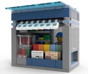 Gratis Lego Mini Modell Bautag - Zeitungskiosk