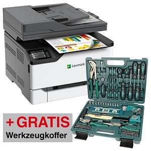 Lexmark MC3326adwe Multifunktionsdrucker + Werkszeugkoffer + Gutschein 40 Euro. + Shoop 5% (alles nicht im Preis eingerechnet)