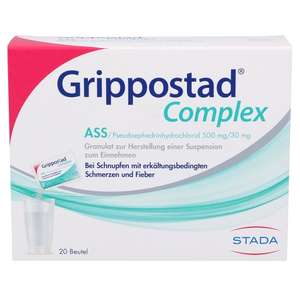 Grippe | 40 Stück GRIPPOSTAD Complex ASS/Pseudoephedrin 500 mg/30 mg