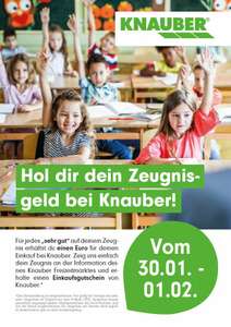 Lokal Köln Bonn - Zeugnisgeld bei Knauber