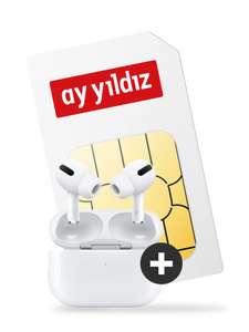 Ay Yildiz Allnet-Flat 4,5GB, Flat ins türkische Festnetz & inkl. AirPods Pro