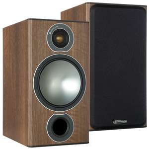 Monitor Audio Bronze 2: Regallautsprecher (Paarpreis, 2-Wege, 2,5cm Hochtöner, 16,5cm Tieftöner, 42Hz - 30kHz, 90dB, 8Ω)