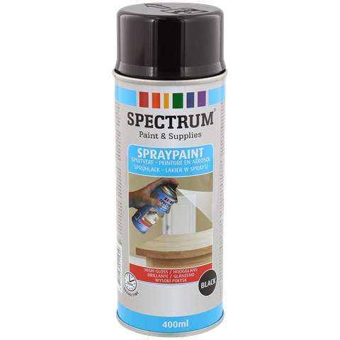 Spectrum Sprühfarbe "Paint & Supplies" (400 ml, In 11 Farben verfügbar, Für Innen und Außen, Kratz-, stoß- und schlagfest) [ACTION Märkte]