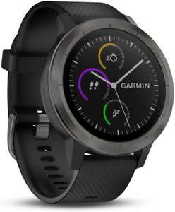 Garmin Vivoactive 3: Fitness-Smartwatch (1,2" Display, GPS, Mobiles Bezahlen, 8 Tage Akku, VO2max, 5ATM)