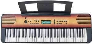 Yamaha Digital Keyboard PSR-E360MA, Ahorn – Digitales Einsteiger-Keyboard mit 61 Tasten mit Anschlagdynamik