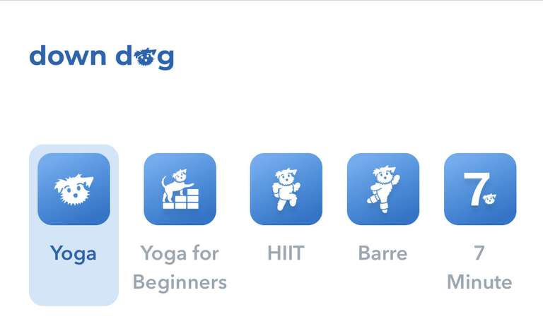 Down Dog Yoga und Trainings-Apps