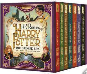 Harry Potter Die große Hörbuch Box zum Jubiläum Alle 7 Bände