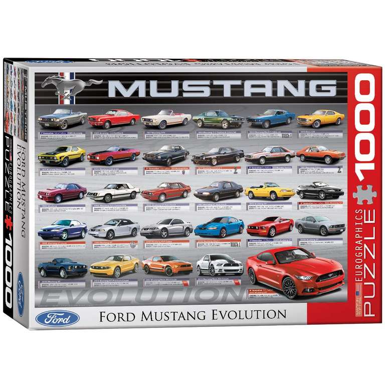 EuroGraphics Puzzle Ford Mustang Evolution (1000 Teile) für 10,49€ (Amazon Prime & Thalia Club)