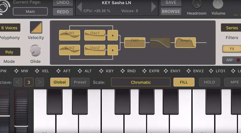 Audio SynthMaster One Wavetable Synthesizer App [iOS] *jetzt auch fürs iPad*