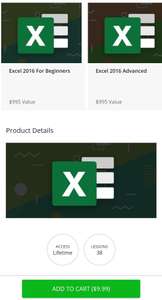 Excel 2016 Online Kurs (Englisch) für Beginner und Fortgeschrittene