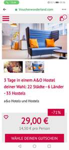 3 Tage in einem A&O Hostel deiner Wahl: 22 Städte - 6 Länder - 33 Hostels