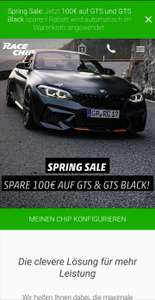 Racechip Springsale - 100€ Rabatt auf GTS & GTS Black