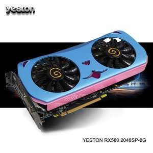 Yeston Radeon RX 580 GPU 8GB, Der Katzen GPU