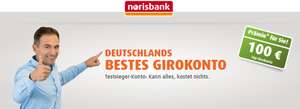 Kostenloses Norisbank-Girokonto mit 100€-Barprämie