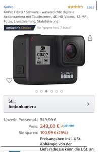 GoPro Hero 7 Black Amazon Deal