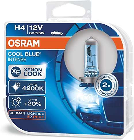 Osram cool blue h4 Autoscheinwerferlampe 2 Stück für 5Euro