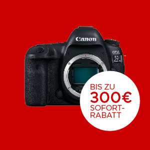 Canon Sofort-Rabatt für 31 Produkte (bis zu 300€ Rabatt)