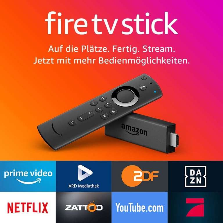 AMAZON Fire TV Stick mit der neuen Alexa-Sprachfernbedienung für 24,99€ mit Abholung bzw. Prime [Amazon / Saturn / MediaMarkt]