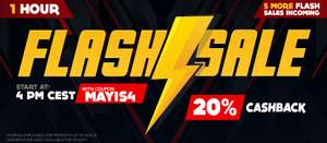 Gamivo Flashsale am 21.05.2020 z.B.10%, 15% oder 20% Rabatt & Cashback