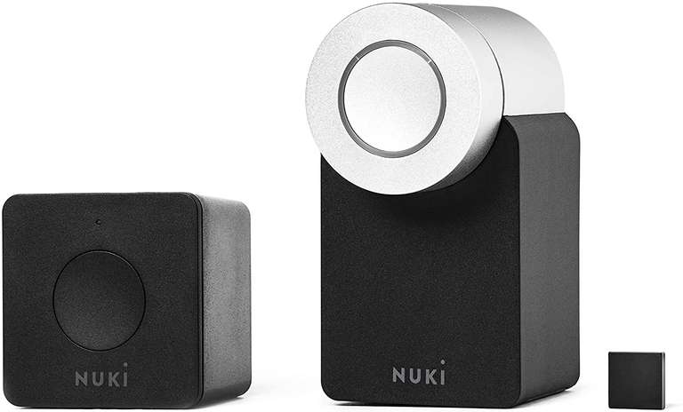 Nuki Combo 2.0 (Smart Lock & Bridge) Elektronisches Türschloss (Apple HomeKit & Amazon Alexa)