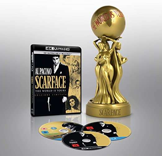 [Amazon Italien] Scarface-The world is yours 4K Ultra HD Blu-ray + Blu-ray / The World Is Yours / Limited Sammler-Box