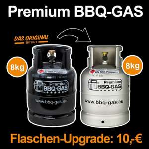 [Lokal Dortmund] Austausch einer schwarzen 8kg BBQ Gas Flasche gegen eine Alu BBQ Gas Flasche