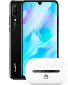 Huawei P30 Lite 128 GB + Hotspot Huawei E5330 im Blau Allnet L 5GB LTE für 13,99€ monatlich und 13€ einmalig; 40€ Cashback