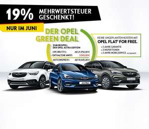 Opel Deutschland Mehrwertsteuer geschenkt