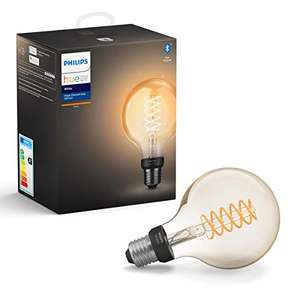 [Amazon Prime] Philips Hue White LED Filament Edison Globe E27 Glühlampe
