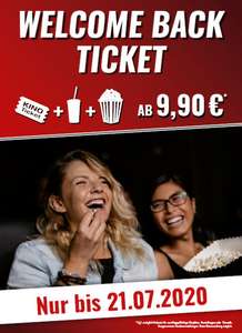 [ Kinopolis Kinos 02.07. -21.07 ] Ticket, kleines Popcorn und 0,5l Getränk für 9,90€
