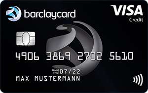 Barclaycard Visa | 50 Euro Startguthaben | kostenlose (Reise-) Kreditkarte & 100% Bankeinzug