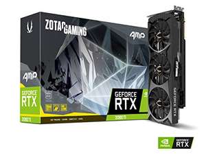 Zotac Gaming GeForce RTX 2080 Ti AMP Grafikkarte (NVIDIA RTX 2080 Ti, 11GB GDDDR6, 352bit, Boost-Takt 1665 MHz, 14 GHz)