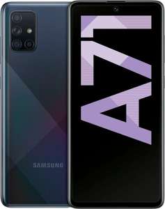 Samsung Galaxy A71 in schwarz, silber oder blau (6,7" FHD+ AMOLED, 179g, SD730, 6/128GB, Klinke, NFC, 4500mAh, AnTuTu 265k) [Abholung]
