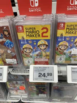 [Lokal Erlangen] Switch Super Mario Maker 2 Limitierte Edition oder Yoshis Crafted World